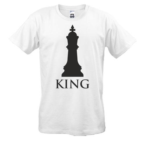 Футболка з шаховим королем