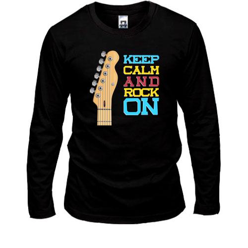 Лонгслив Keep Calm and Rock On