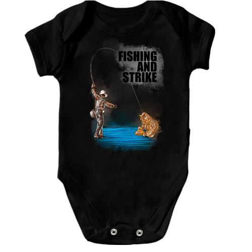 Дитячий боді Fishing and strike