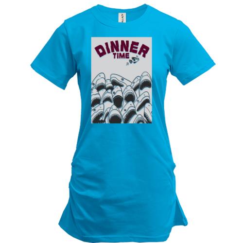 Подовжена футболка Dinner time