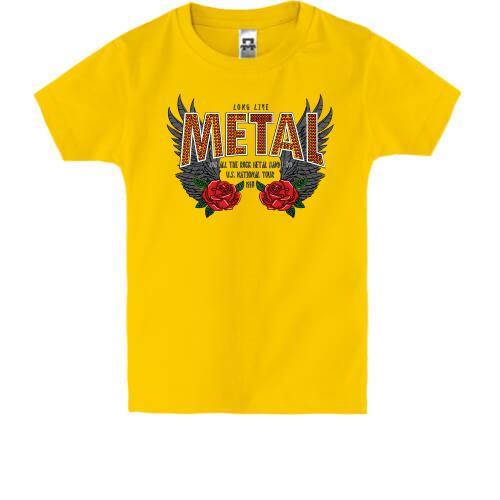Детская футболка METAL