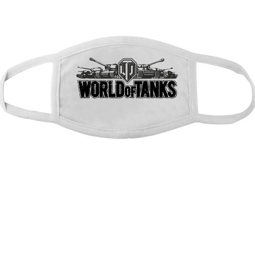 Тканинна маска для обличчя World of Tanks Контур