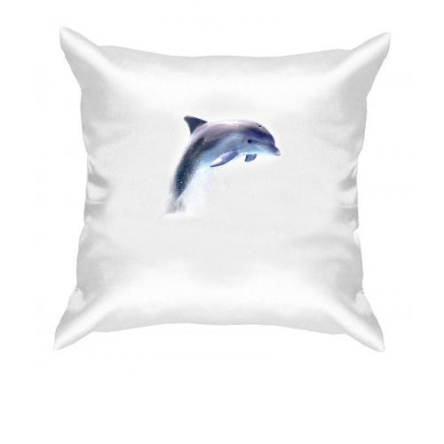 Подушка з дельфіном що вистрибує