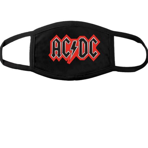 Тканинна маска для обличчя AC/DC (red logo)