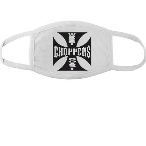 Тканинна маска для обличчя з лого West Coast Choppers