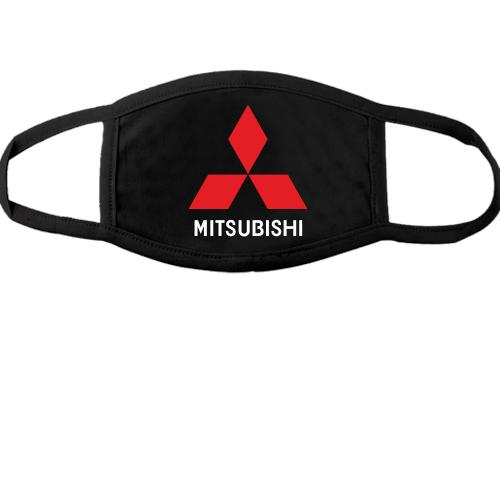 Тканинна маска для обличчя з лого Mitsubishi