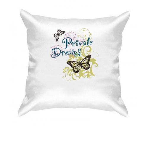 Подушка Private Dreams butterfly