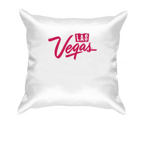 Подушка c написом Las Vegas