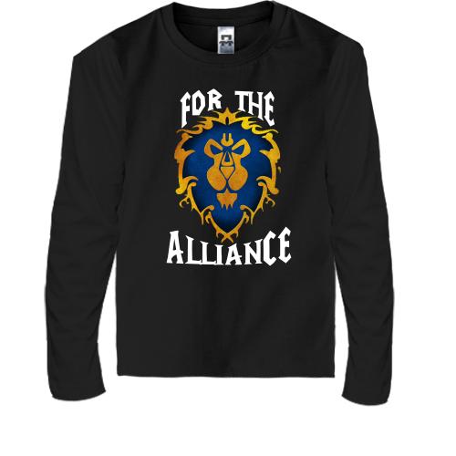 Дитячий лонгслів For the alliance