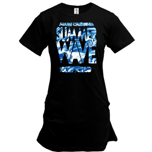 Подовжена футболка Summer Wave