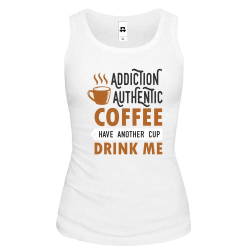 Жіноча майка Authentic coffee