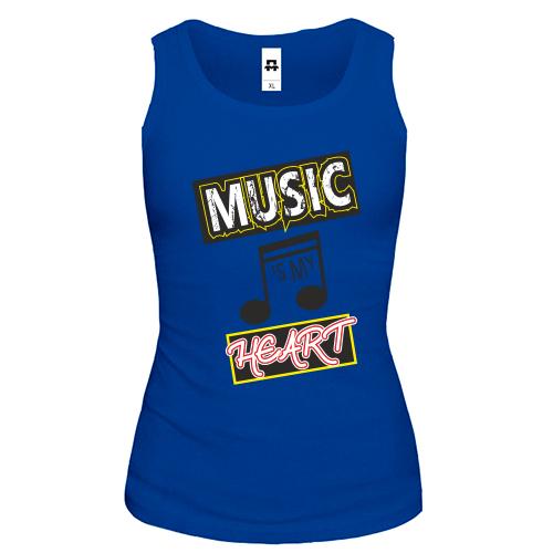 Майка Music is my heart