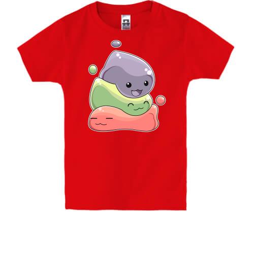 Детская футболка с мягкими существами