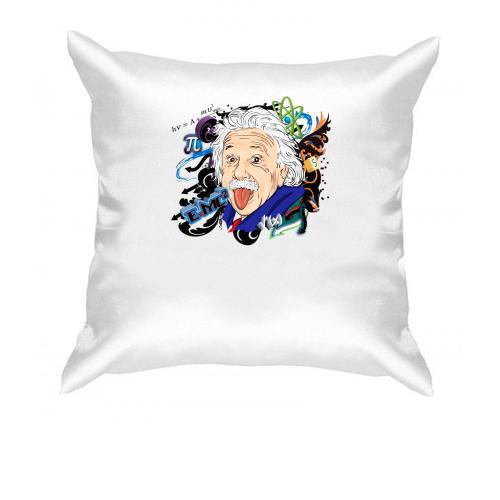 Подушка Альберт Ейнштейн з формулами