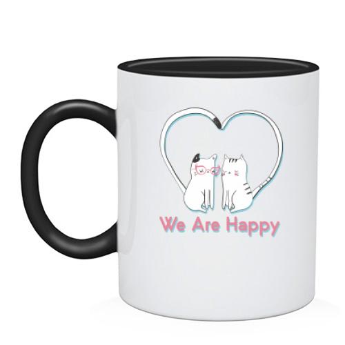 Чашка We Are Happy Cats