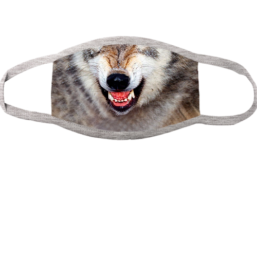 Многоразовая маска для лица Волк