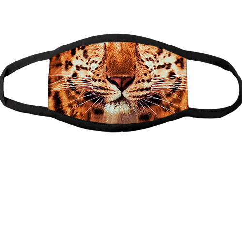 Многоразовая маска для лица Леопард
