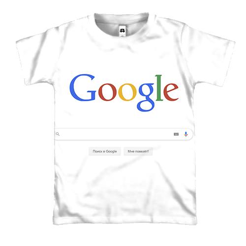 3D футболка зі сторінкою пошуку Google