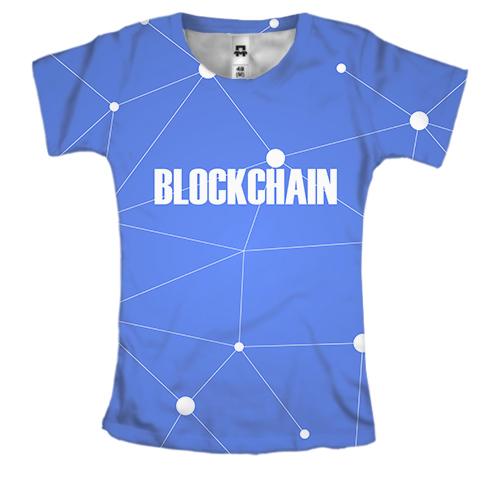 Жіноча 3D футболка Blockchain