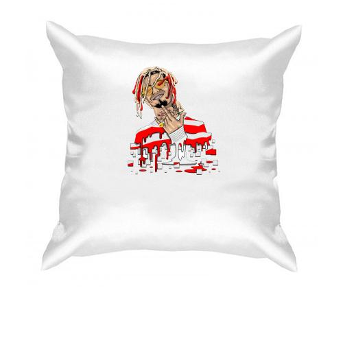 Подушка з Lil Peep (иллюстрация)