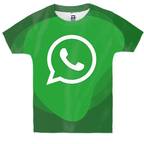 Детская 3D футболка с WhatsApp