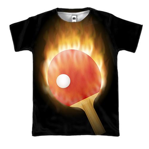 3D футболка Fire tennis