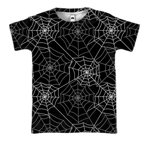 3D футболка з павутиною