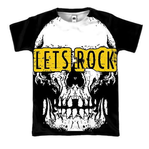 3D футболка Lets Rock