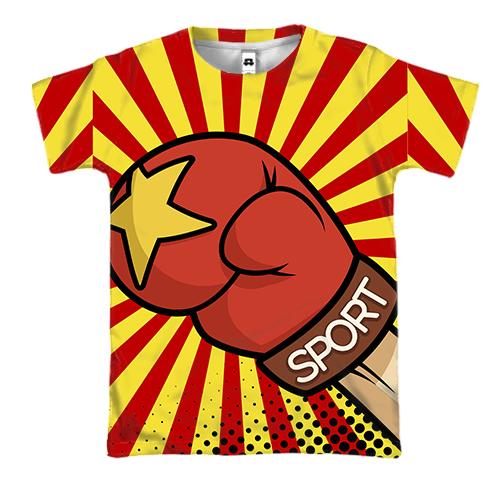 3D футболка Sport boxing