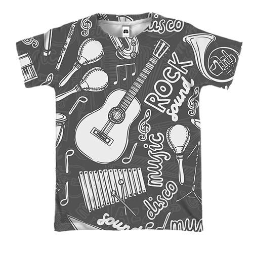 3D футболка Rock Sound