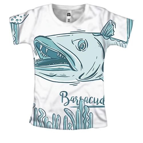 Жіноча 3D футболка Barracuda