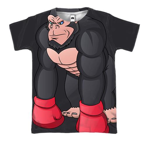 3D футболка з орангутангом боксером