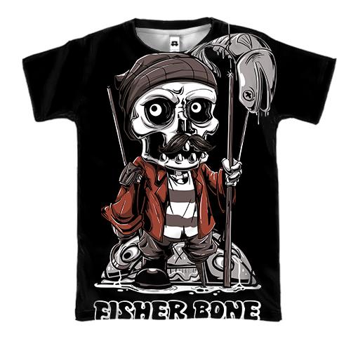 3D футболка Fisher bone