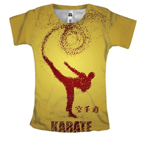 Жіноча 3D футболка Karate man