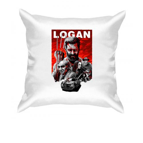 Подушка с постером фильма Логан (Logan)