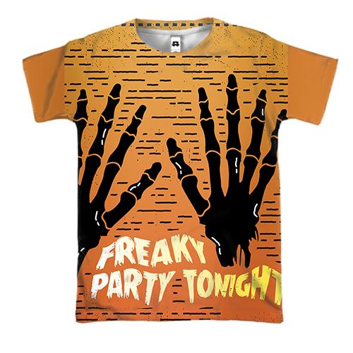3D футболка Freaky party