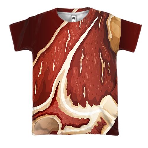 3D футболка с мясом