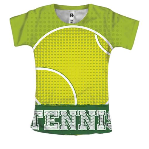 Жіноча 3D футболка TENNIS