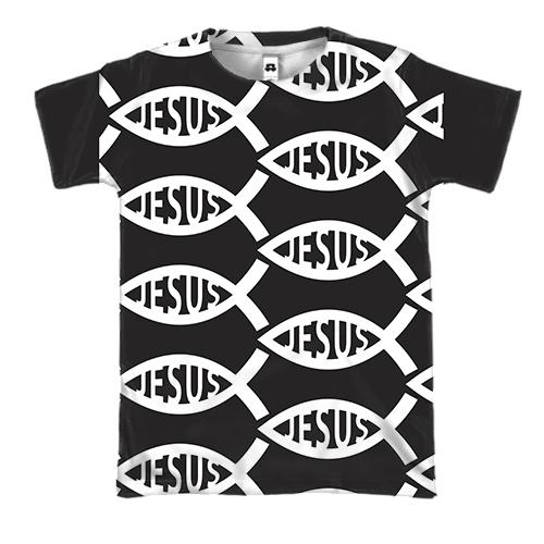 3D футболка Jesus