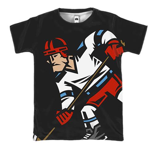 3D футболка Hockey art