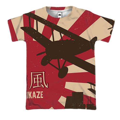 3D футболка Kamikaze aviator