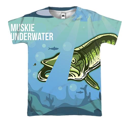 3D футболка Underwater fish