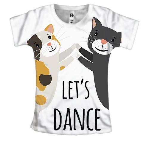 Жіноча 3D футболка Lets dance
