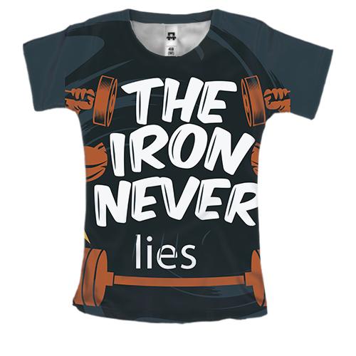 Жіноча 3D футболка The iron never lies