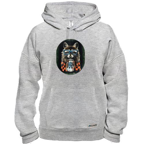 Худи Енот blue ribbon