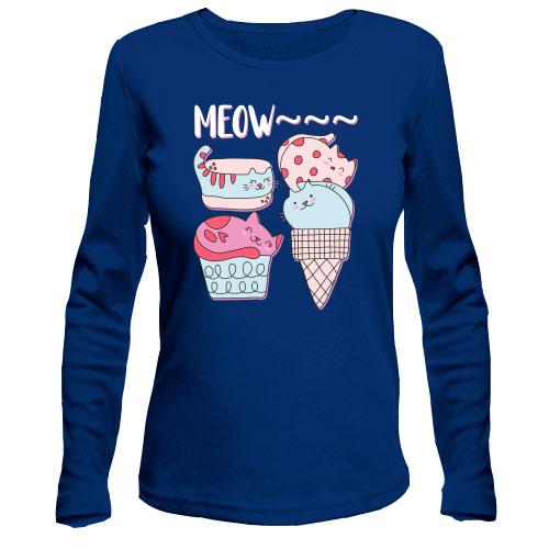 Лонгслив MEOW Cats