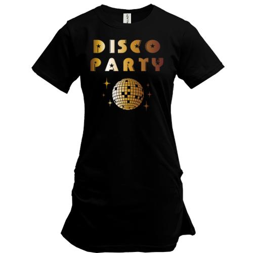 Удлиненная футболка Disco Party
