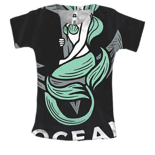 Жіноча 3D футболка Ocean