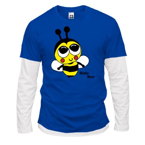Комбинированный лонгслив Little Bee