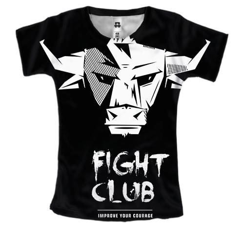 Женская 3D футболка Fight Club